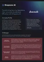 Transforming Security Operations: How Lemonade Accelerated Efficiency with Dropzone AI